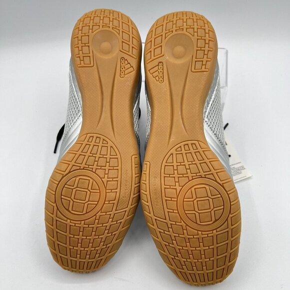 adidas Predator 19.4 Sala J Indoor Soccer Shoes men 8.5 Metallic Silver Black - Picture 11 of 16